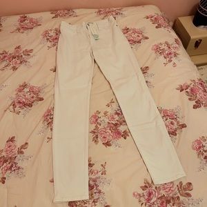 NEW NWT Just Black Norah White Skinny Jeans jeggings 6 28 stretchy preppy summer